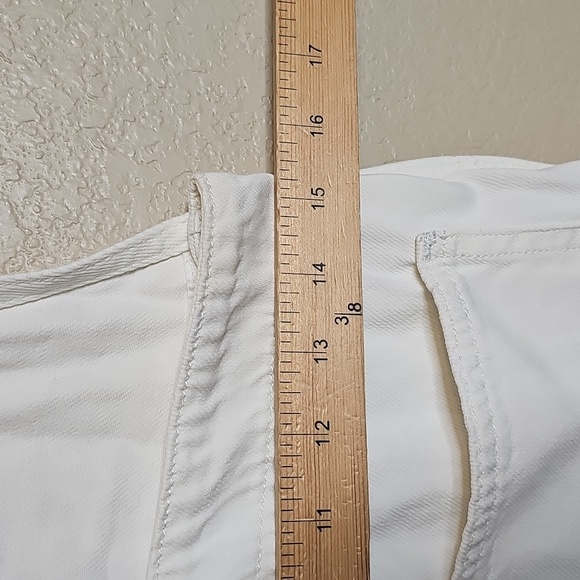 NWT Sandrine Rose Small Women's White Denim Overalls - Picture 9 of 10